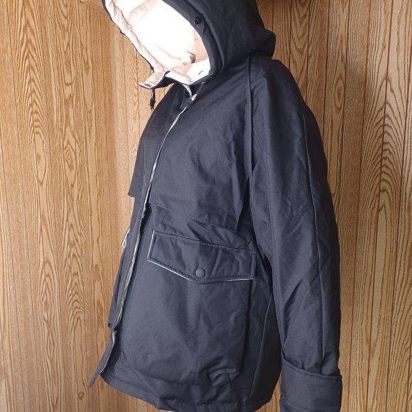 Lit active southhearted parka black winter coat. - Picture 2 of 6
